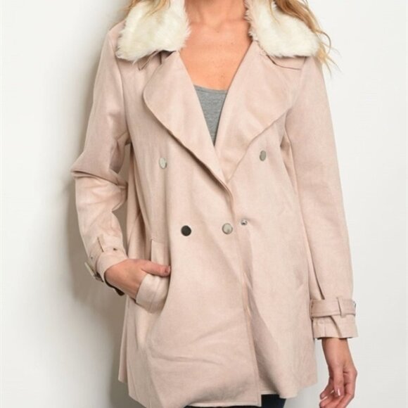 Pink Suede Jacket - Picture 1 of 2